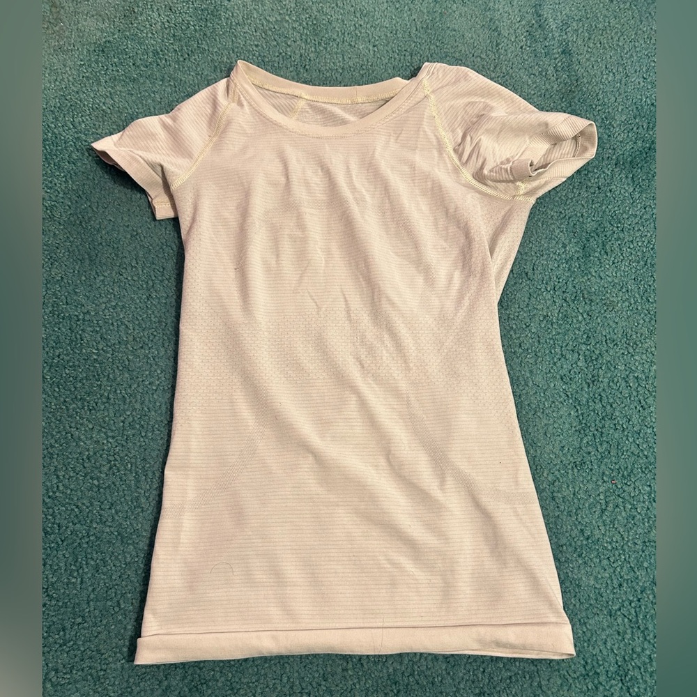 lululemon cream define shirt
